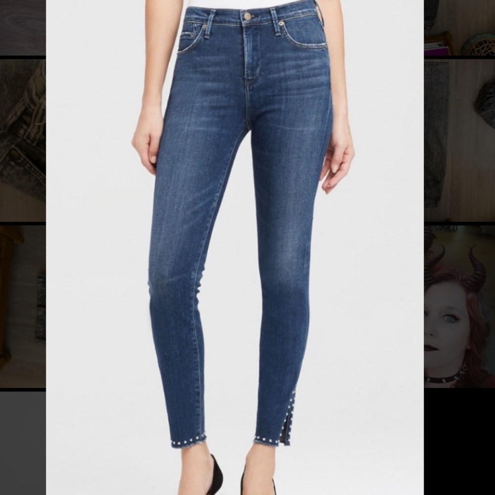 Studded Citizen of Humanity skinny jeans